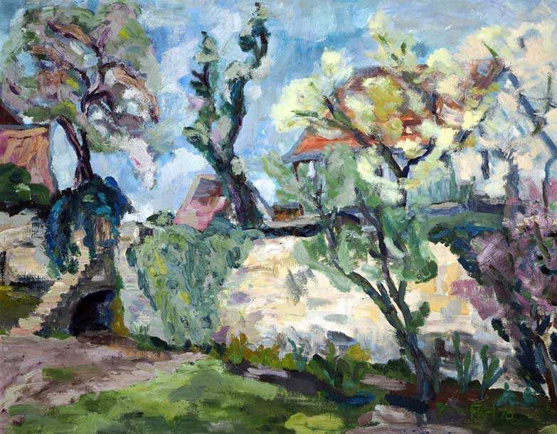 Garten an der Stadtmauer Tiengen