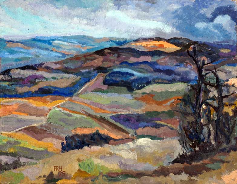 Klettgaulandschaft im Vorfrühling 