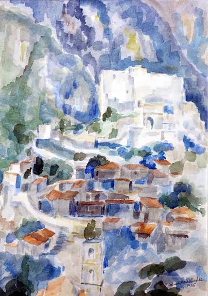"Burg bei Albenga / Italien"