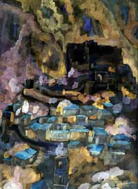 "Burg bei Albenga / Italien"