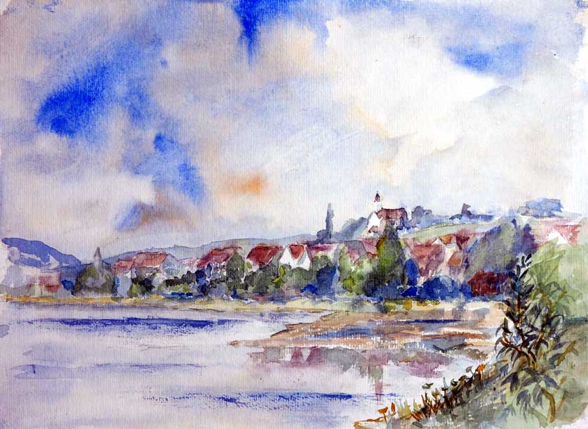 Am Rhein bei Kadelburg