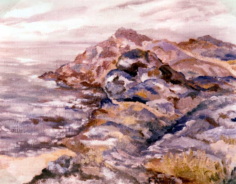 Bretagne - Felsen und Meer
