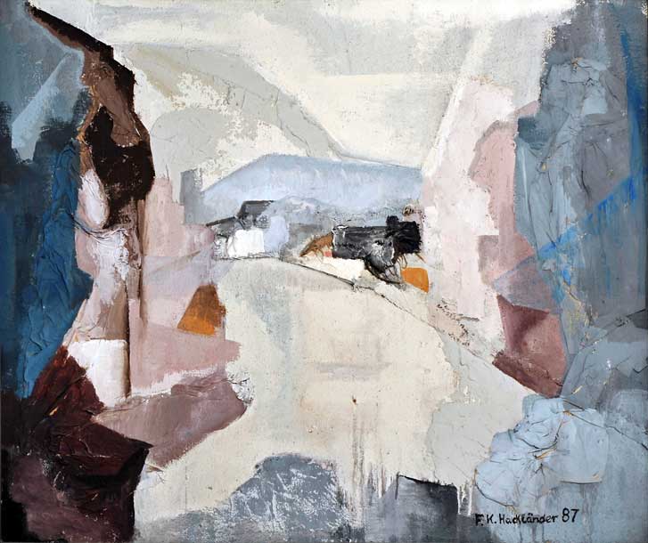 Die Felsen am Hochrhein und der winzige rote Punkt der Noch-nicht-Schiffbarkeit