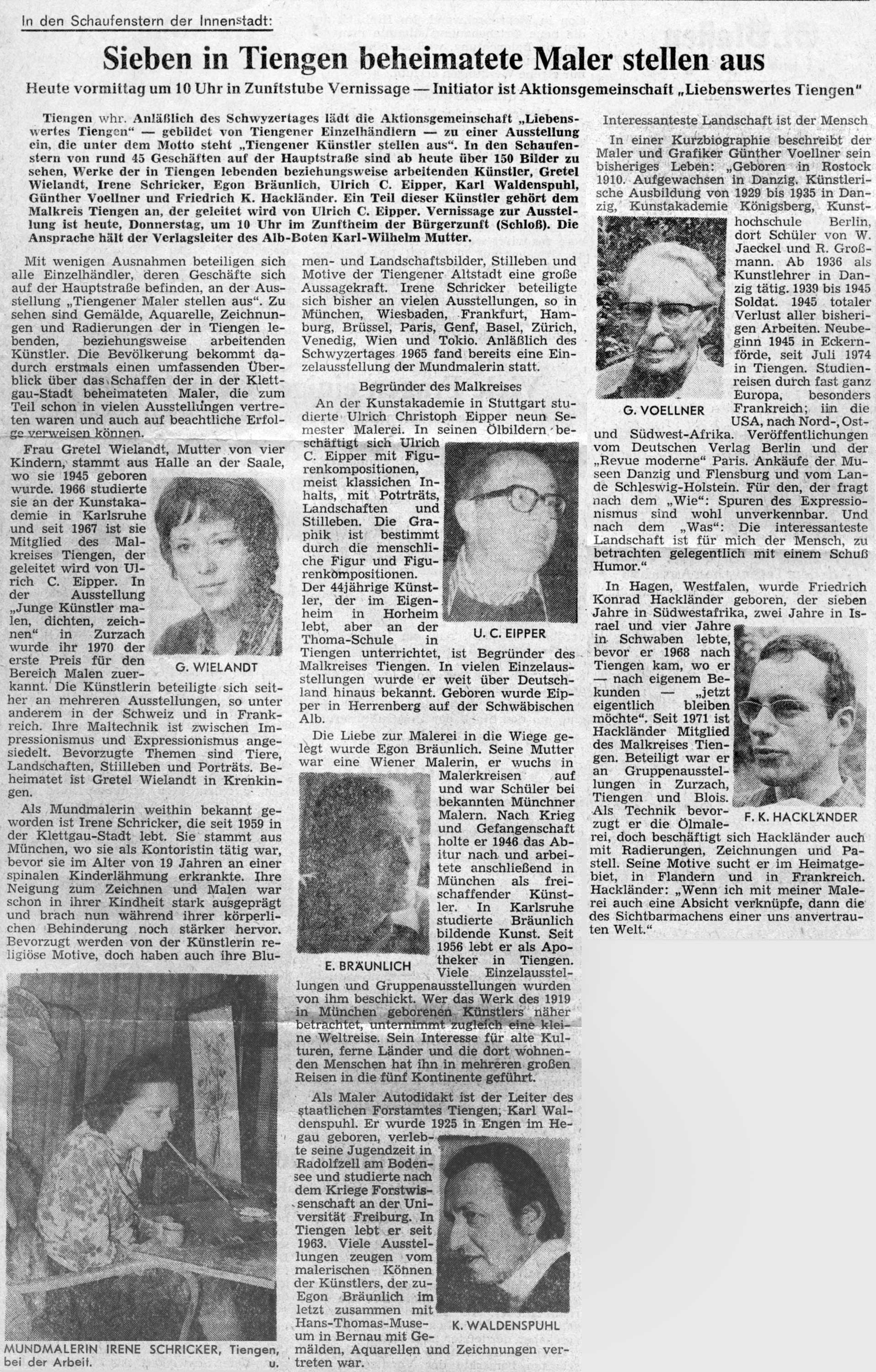 Südkurier vom 1. Juni 1976