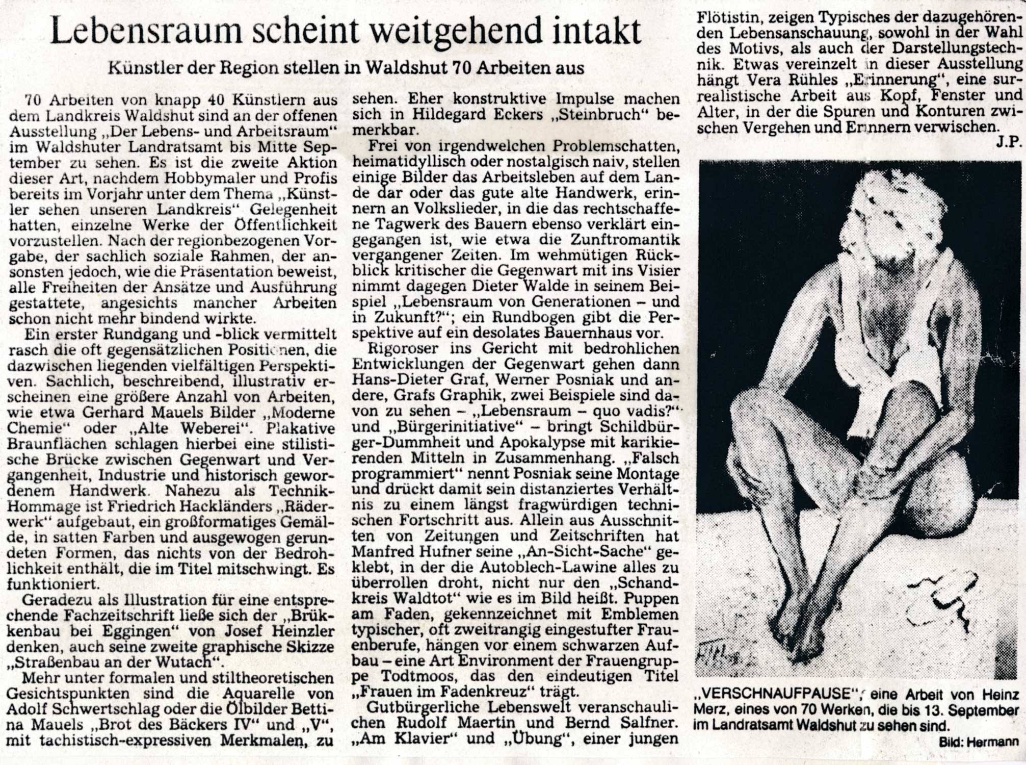 Südkurier vom 11. Juli 1985