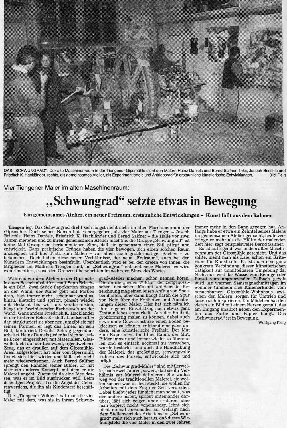 Südkurier vom 11. August 1986