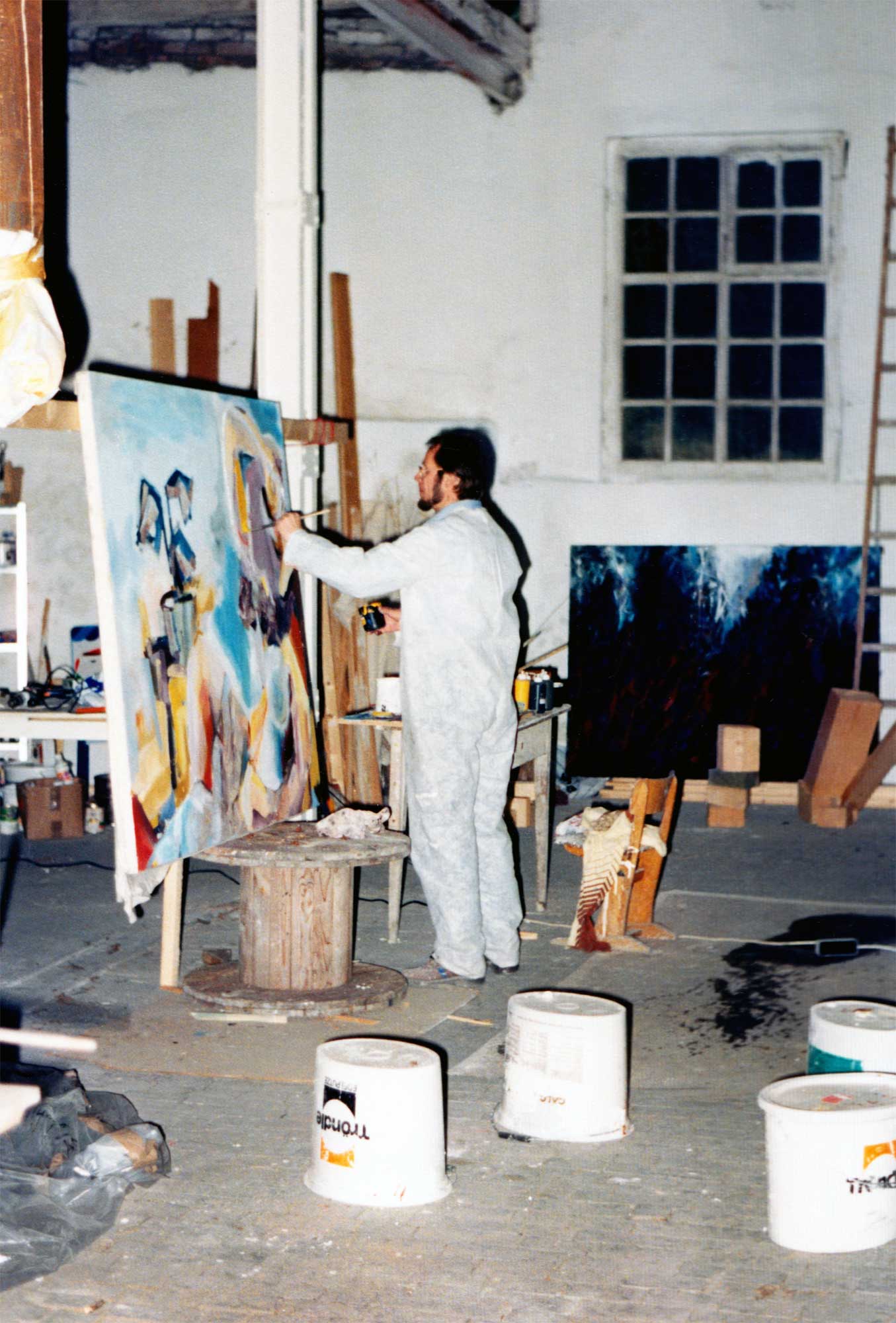 Dr. B.Salfner bei der Arbeit