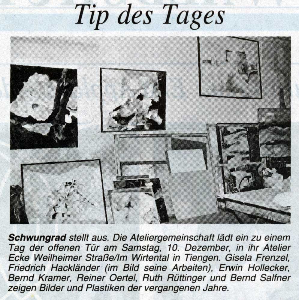 Südkurier vom 10. Dezember 1994