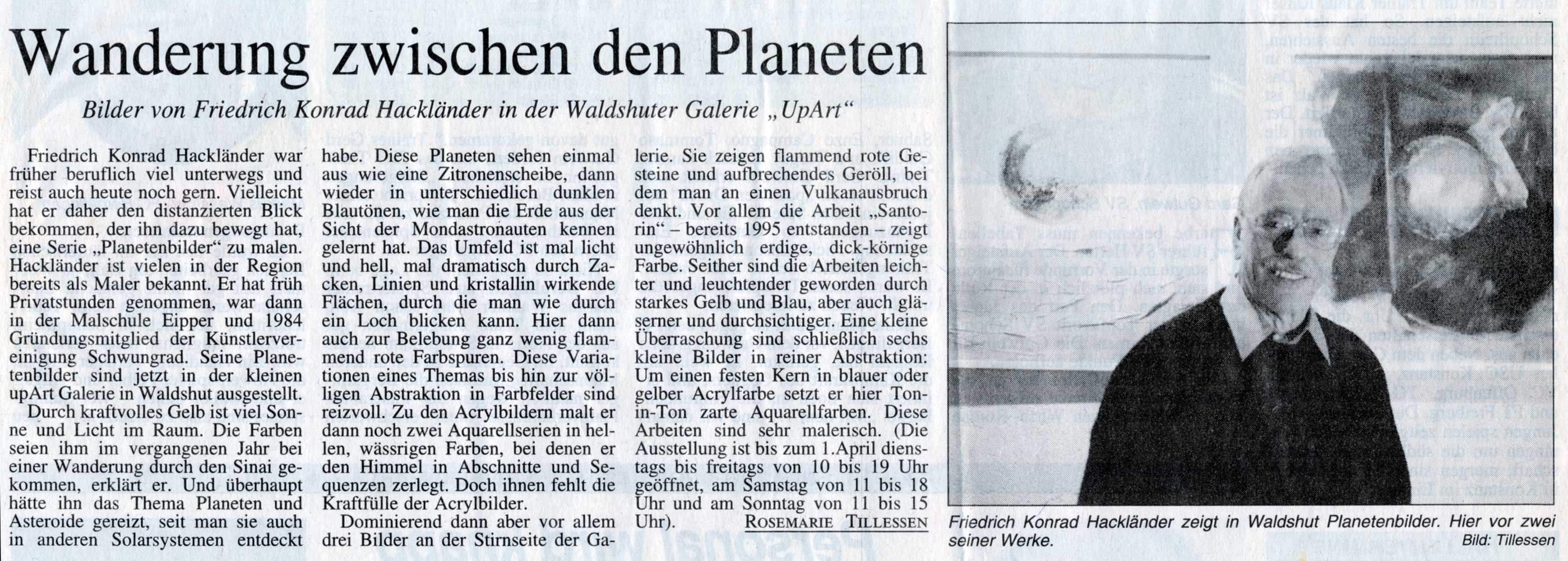 Südkurier vom 3. März 2001