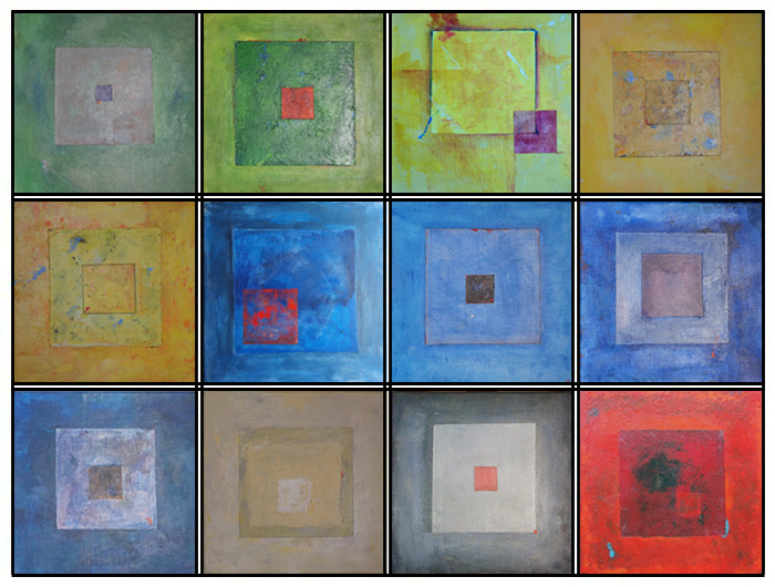 Zwölf Quadrate