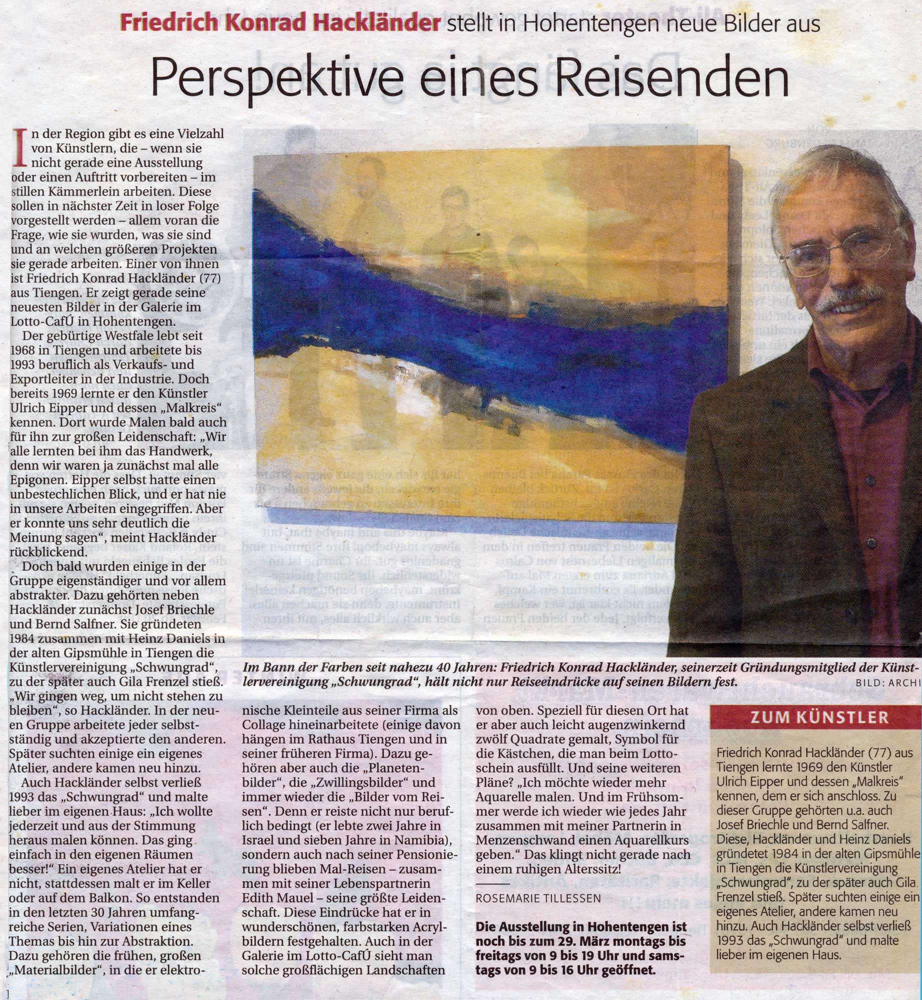 Südkurier vom 23. Januar 2008