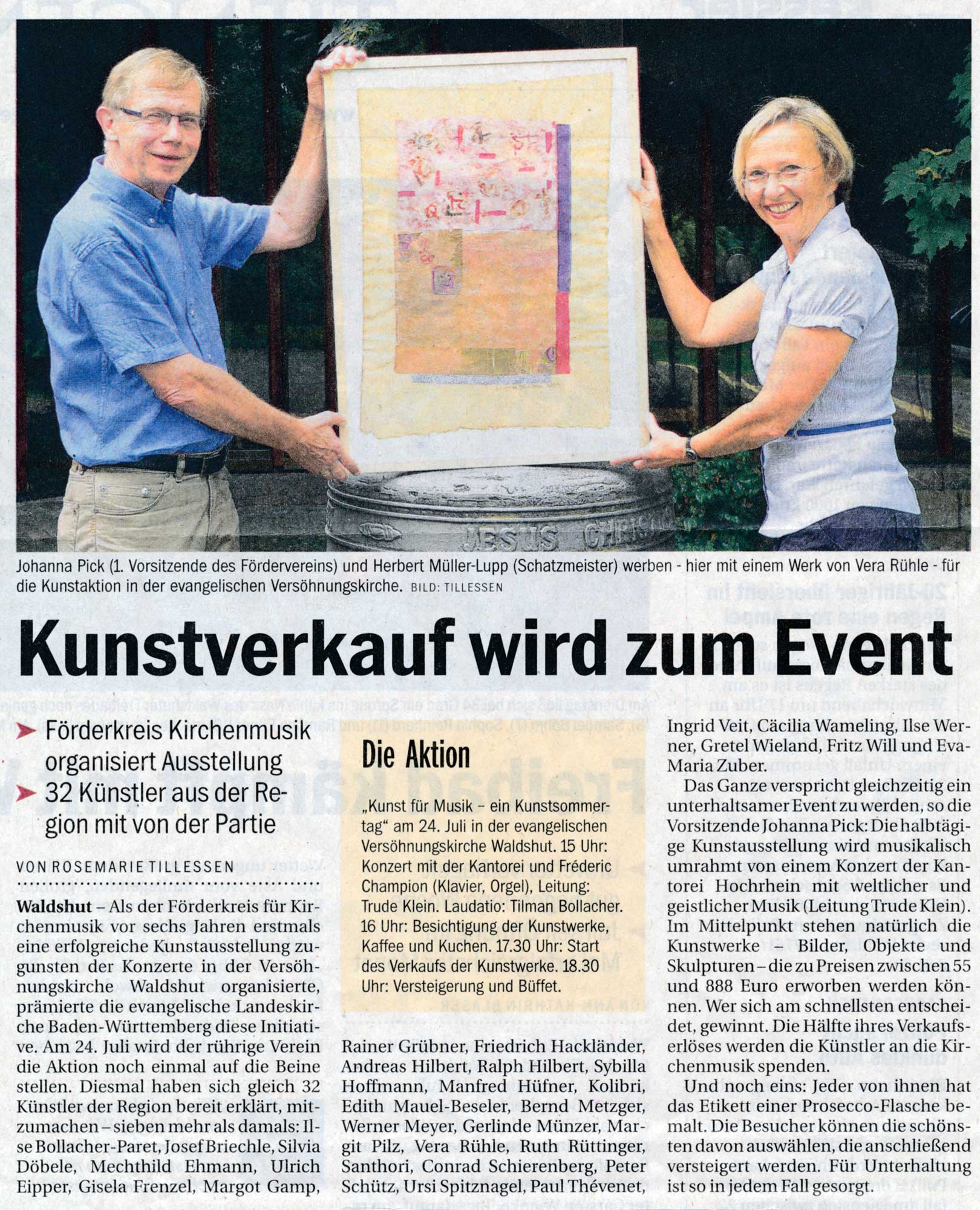 Südkurier vom 15. Juli 2011